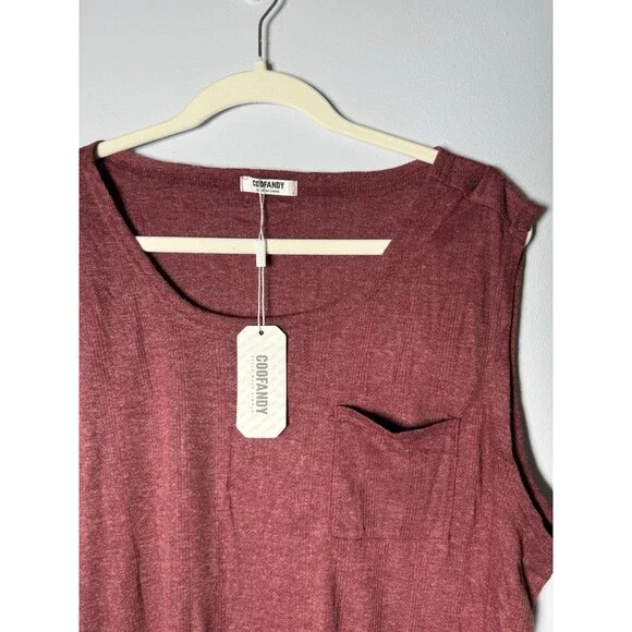 Coofandy Men’s Workout Tanks - 3 Pack Black White Red Size Large NEW - Picture 8 of 16